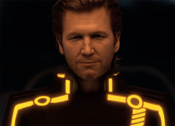 Tron's Clu -  A younger Jeff Bridges